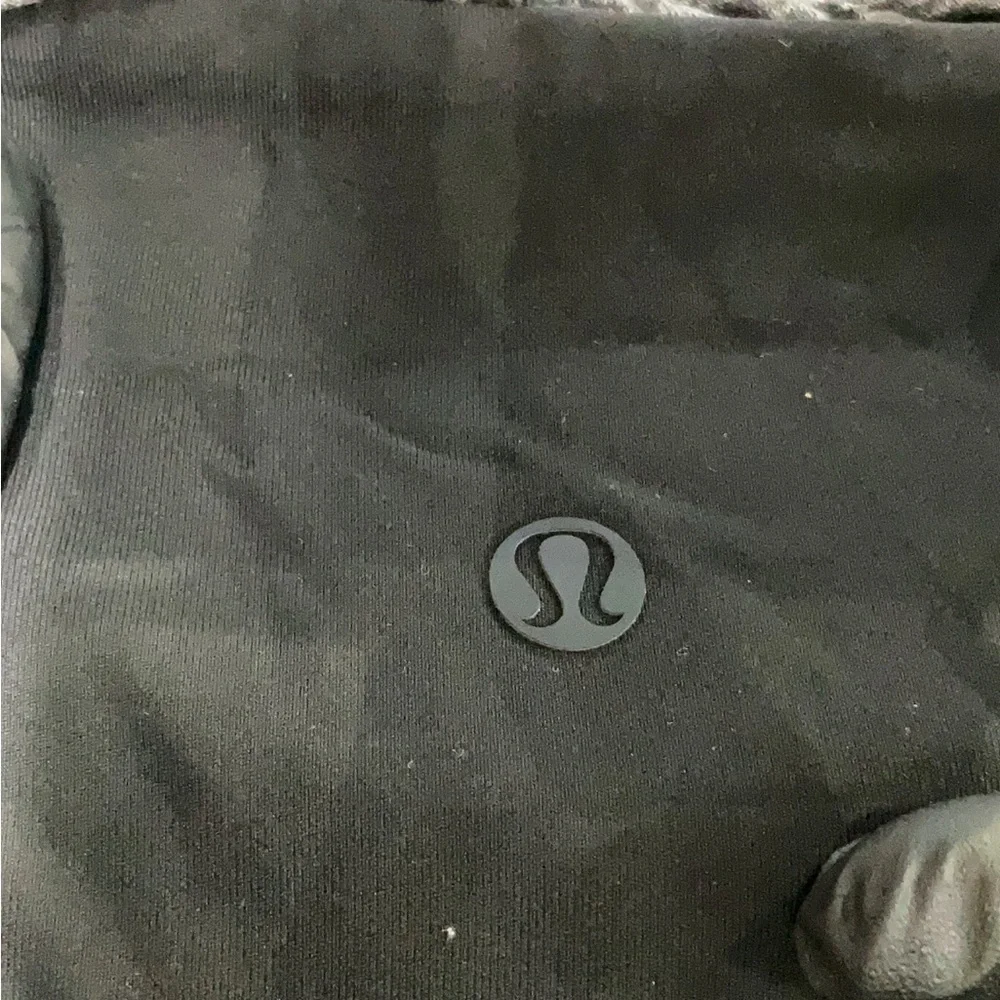 Lululemon Gray & Black Sleeveless Top with Black Pants Romper / Workout